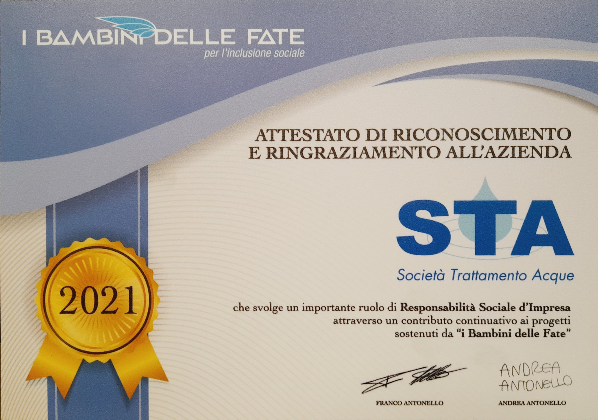 STA e I Bambini delle Fate