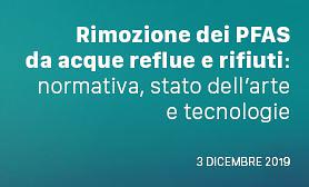 CONVEGNO RIMOZIONE PFAS