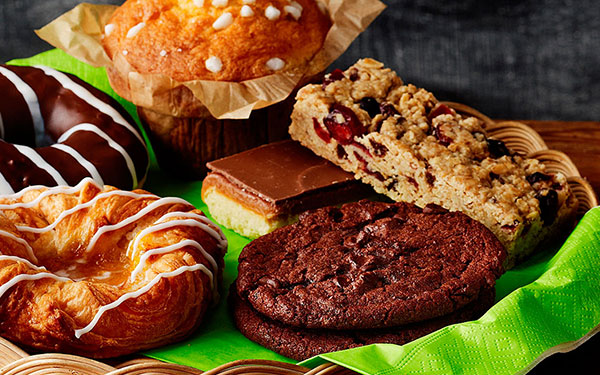 Confectionery, pasta, bread and catering