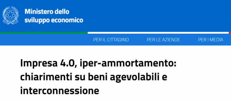 “Piano impresa 4.0”